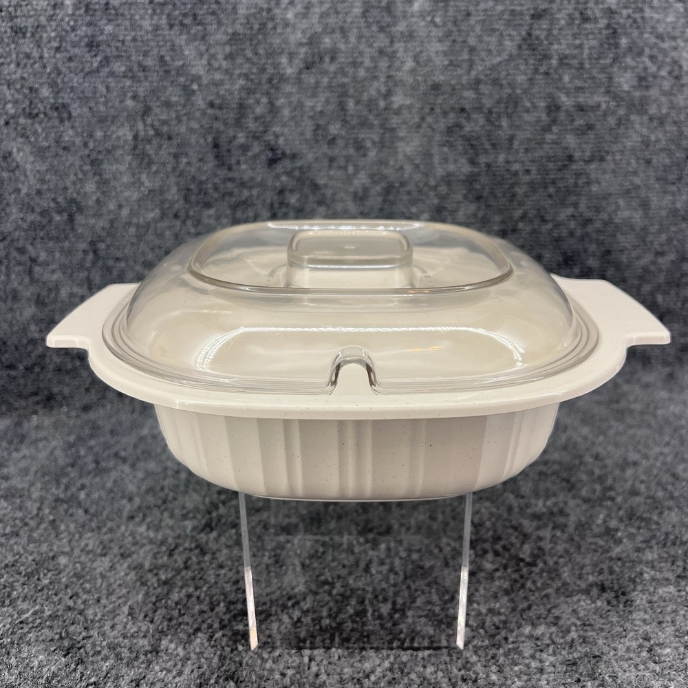 Rubbermaid Microwave Cookware 5551 Lid 5017 1 Quart Vintage Stackable Cooking